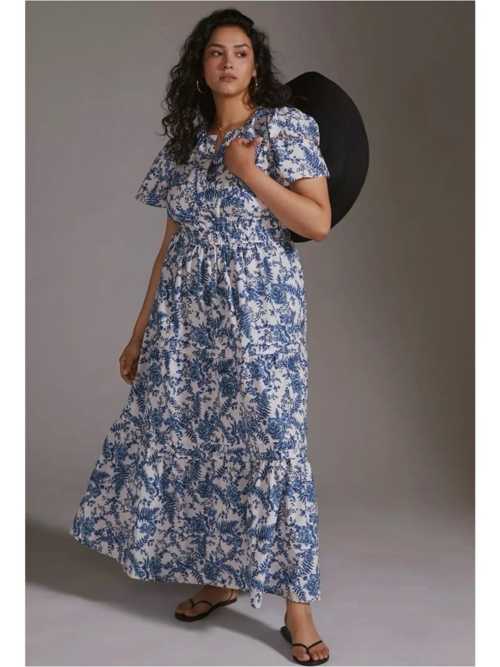 Anthropologie Somerset Floral Maxi Dress